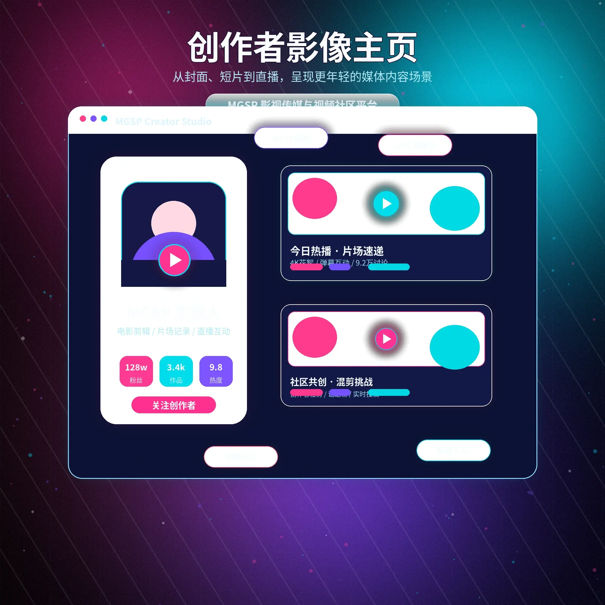 蘑菇视频生活影像动态展示